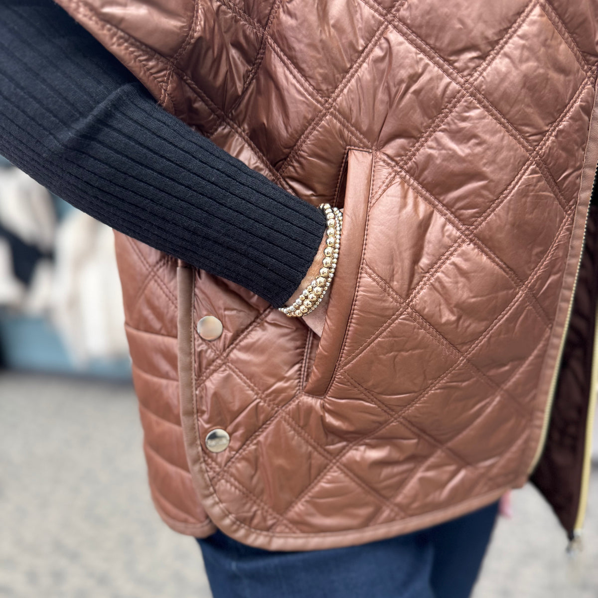 Luxe Quilted Poncho