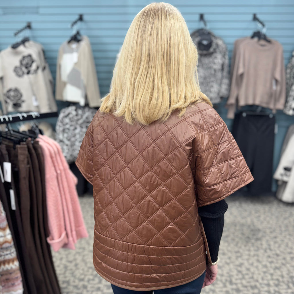 Luxe Quilted Poncho