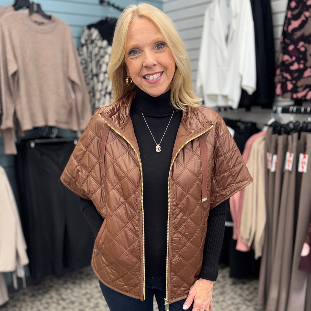 Luxe Quilted Poncho