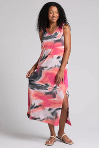 28160P Reversible Slit Tank Dress