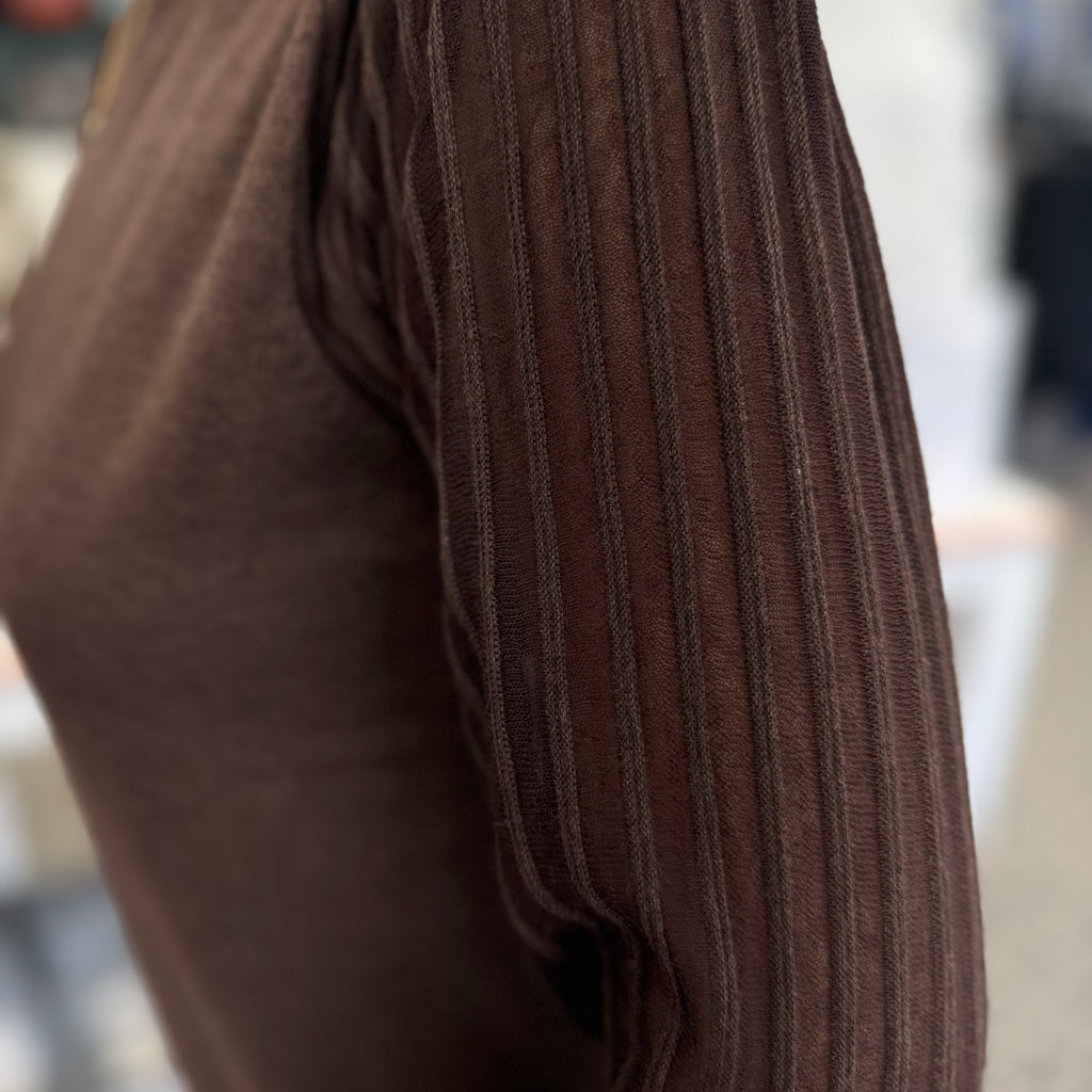 Boat Neck A-Line Knit Dress