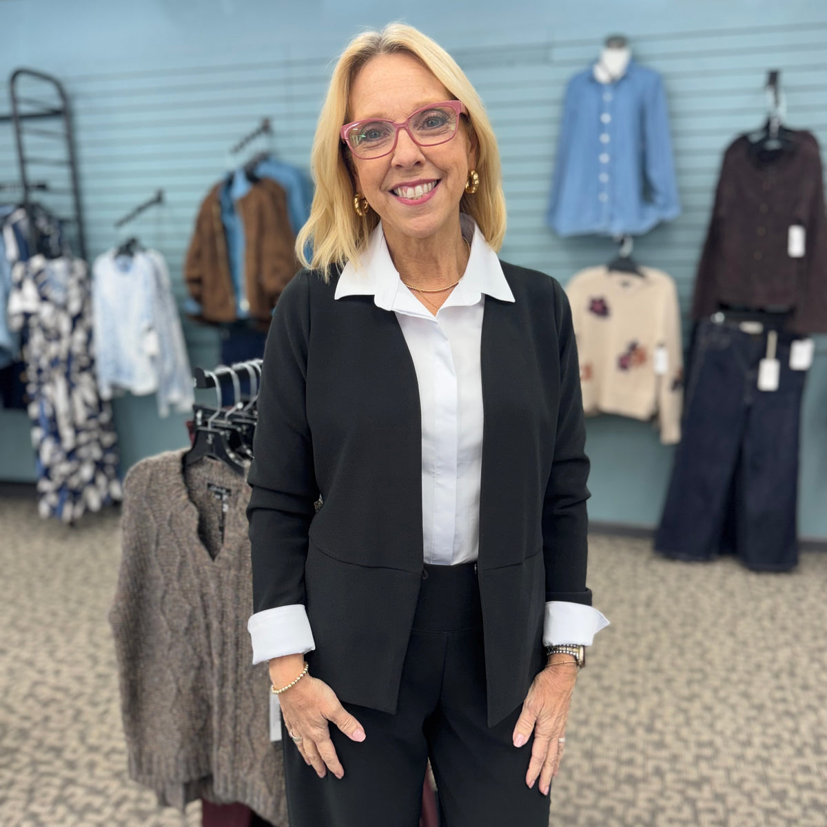 Soffio Crepe All Day Cardigan