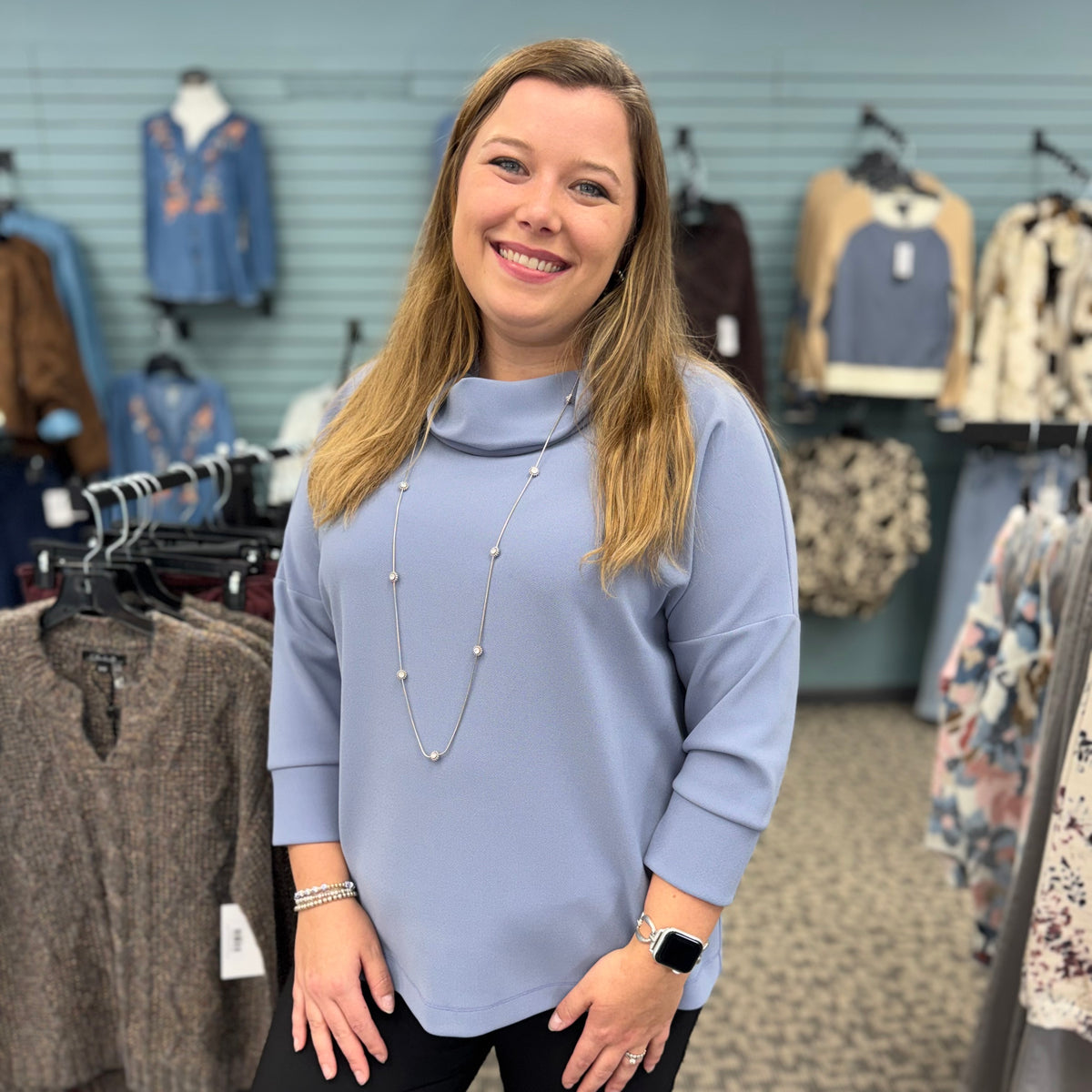 Soffio Crepe Slouch Sweatshirt