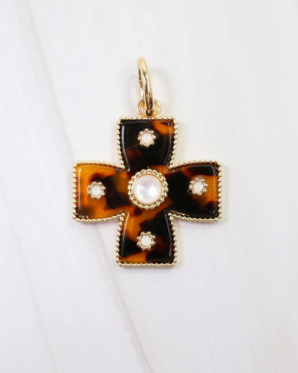 Cayce Small Cross Charm