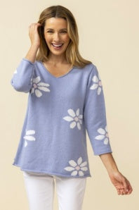 83889 Fresh as a Daisy Tunic Sweater