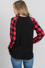Load image into Gallery viewer, Reindeer Plaid Sweater 1221-1
