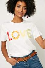 Load image into Gallery viewer, Love Flocked T Shirt
