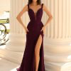 Load image into Gallery viewer, 810447 Fitted Off the Shoulder Dress with Hot Stones
