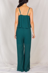 Pleated Cami Strap Jumpsuit
